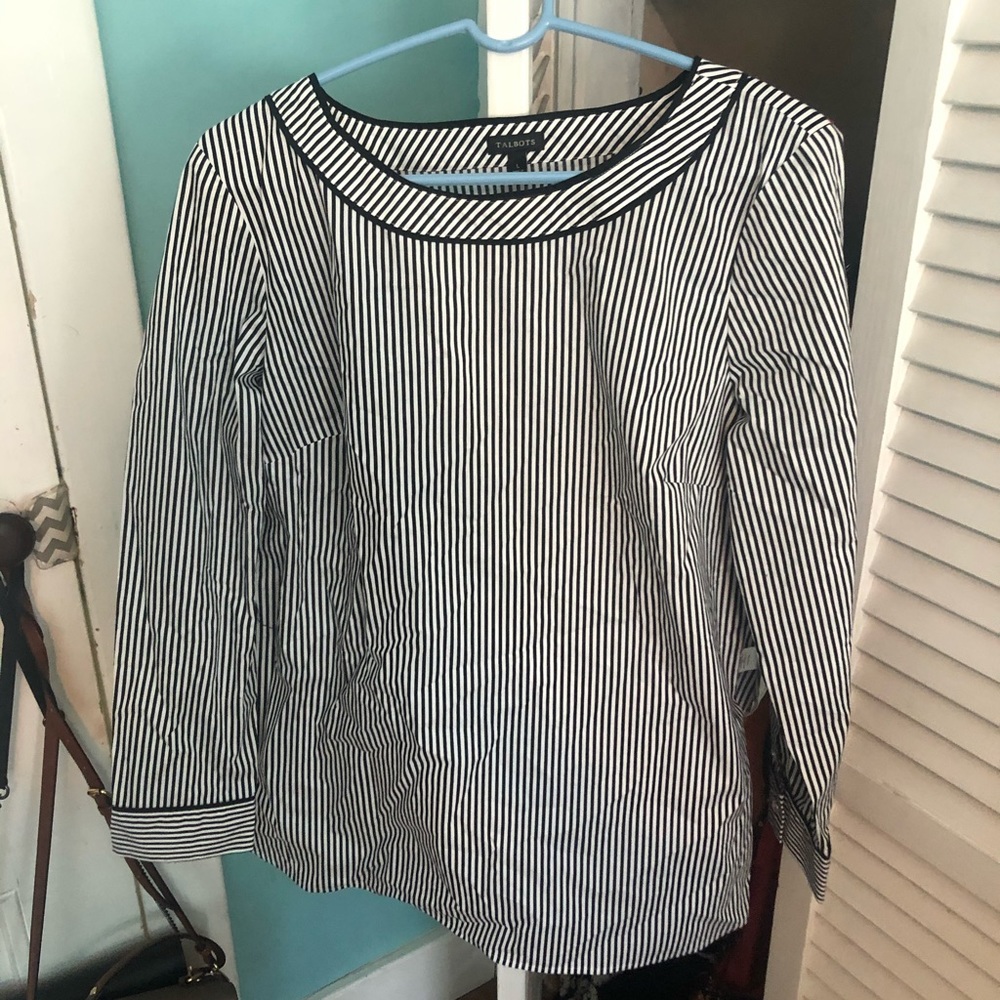 Talbots striped tunic
